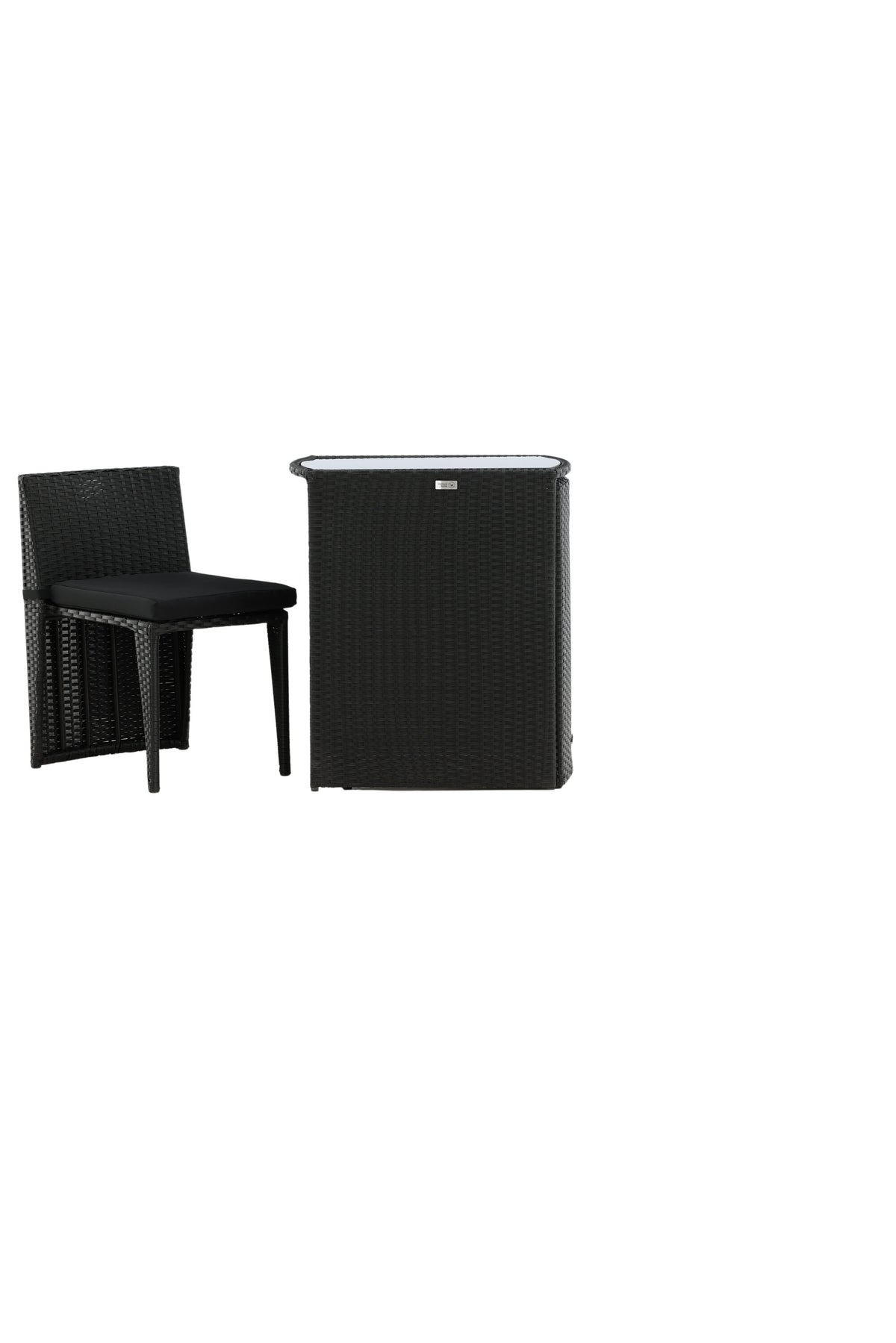 Savanna Café Outdoorset 66cm/2St. in Schwarz präsentiert im Onlineshop von KAQTU Design AG. Gartentischset ist von Venture Home