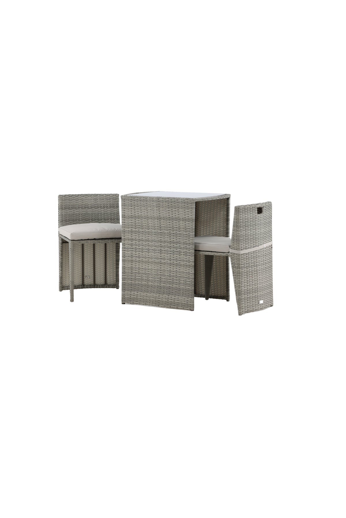 Savanna Café Outdoorset 66cm/2St. in Grau präsentiert im Onlineshop von KAQTU Design AG. Gartentischset ist von Venture Home