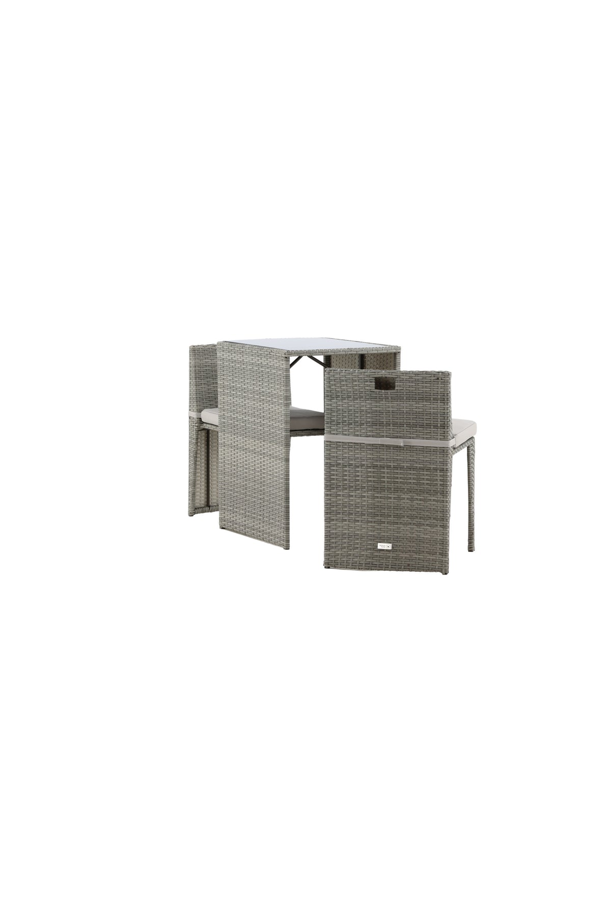 Savanna Café Outdoorset 66cm/2St. in Grau präsentiert im Onlineshop von KAQTU Design AG. Gartentischset ist von Venture Home