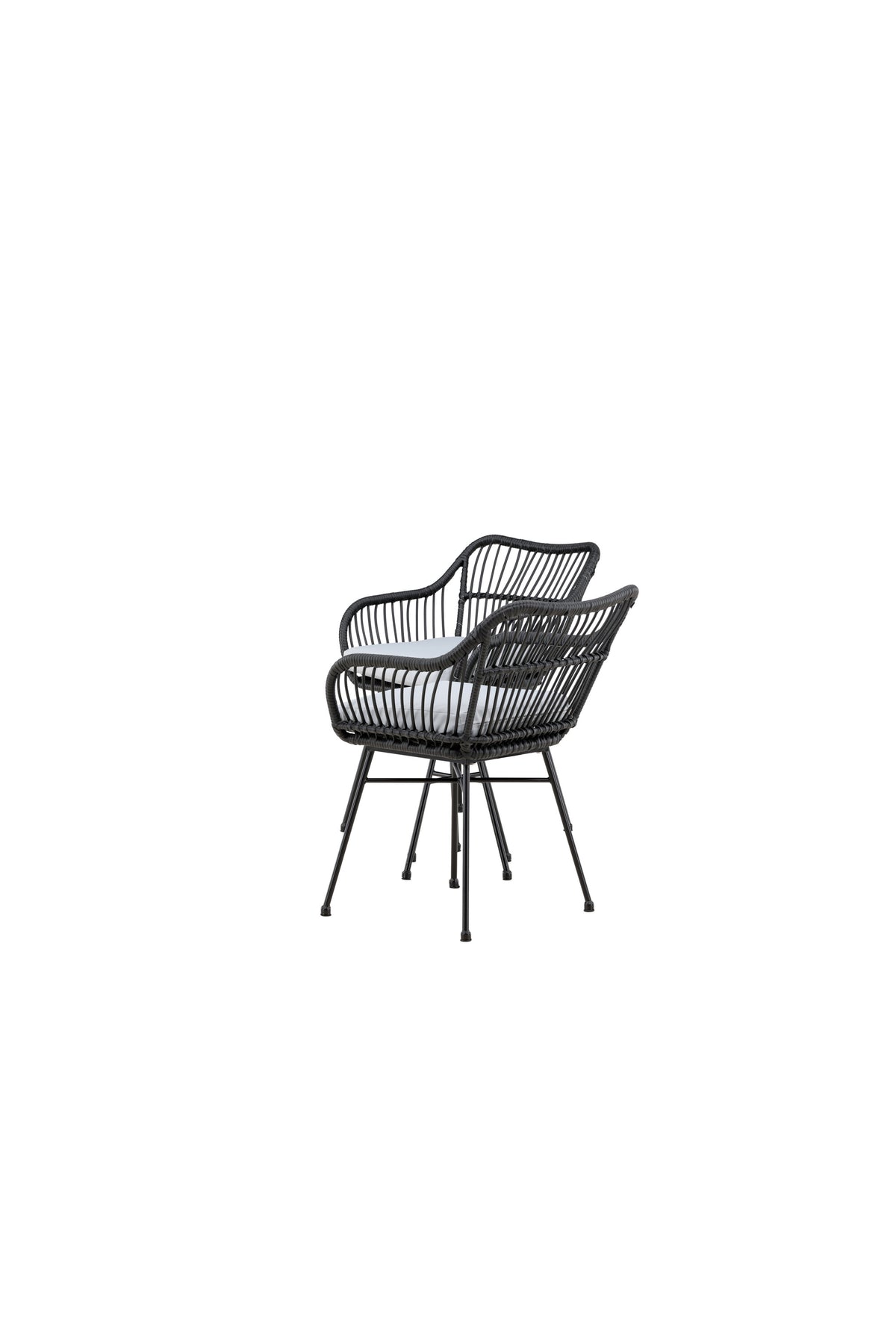 Viga Lounge Outdoorset ⌀40cm in Schwarz präsentiert im Onlineshop von KAQTU Design AG. Loungeset ist von Venture Home