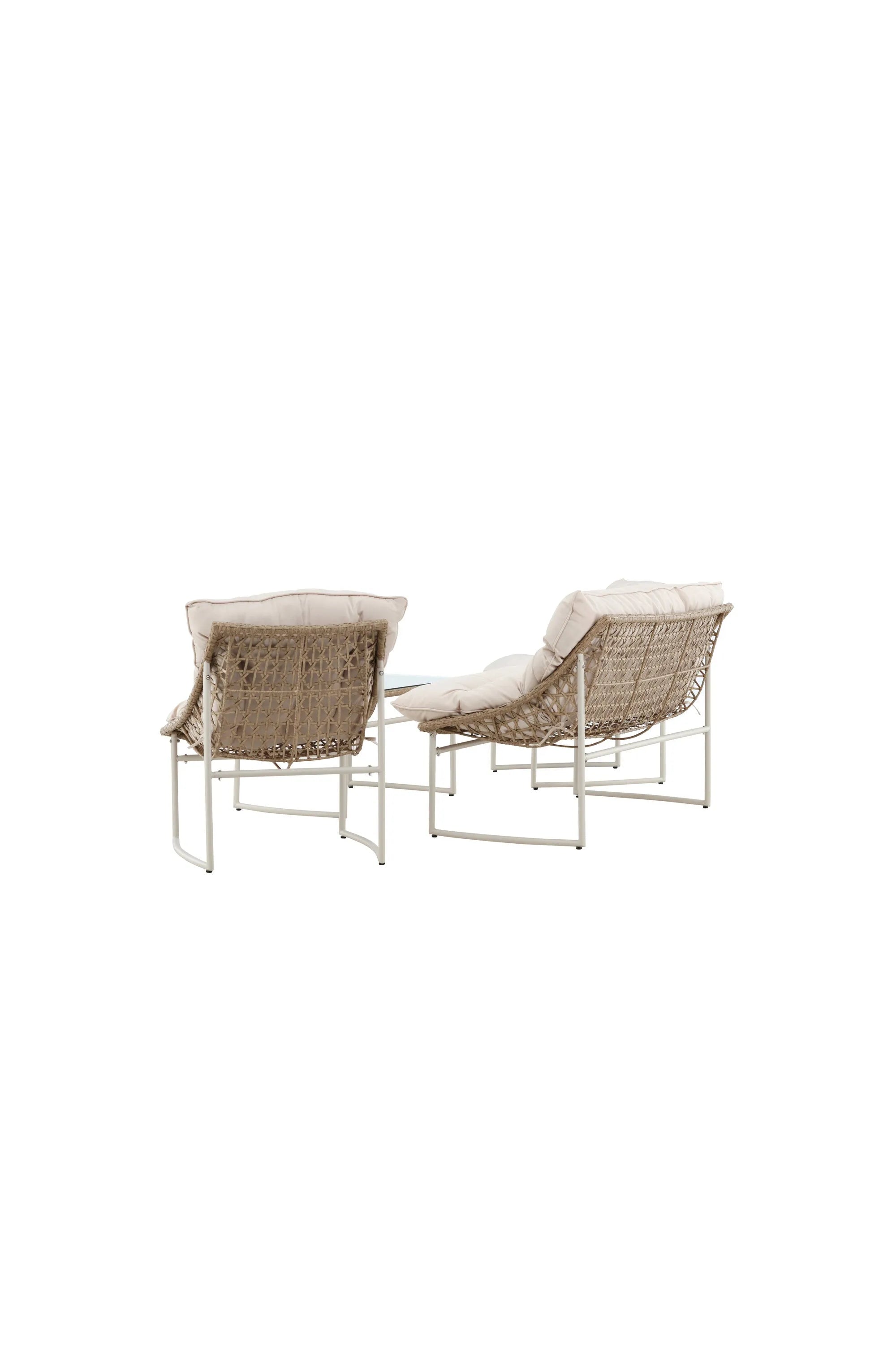 Tina Outdoor Sofa-Set in Weiss präsentiert im Onlineshop von KAQTU Design AG. Loungeset ist von Venture Home