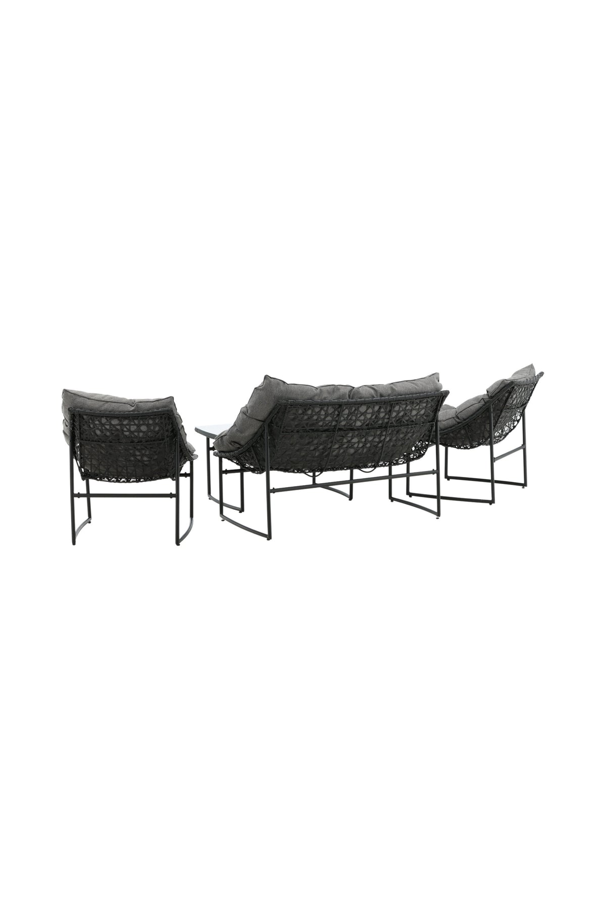 Tina Outdoor Sofa-Set in Schwarz präsentiert im Onlineshop von KAQTU Design AG. Loungeset ist von Venture Home