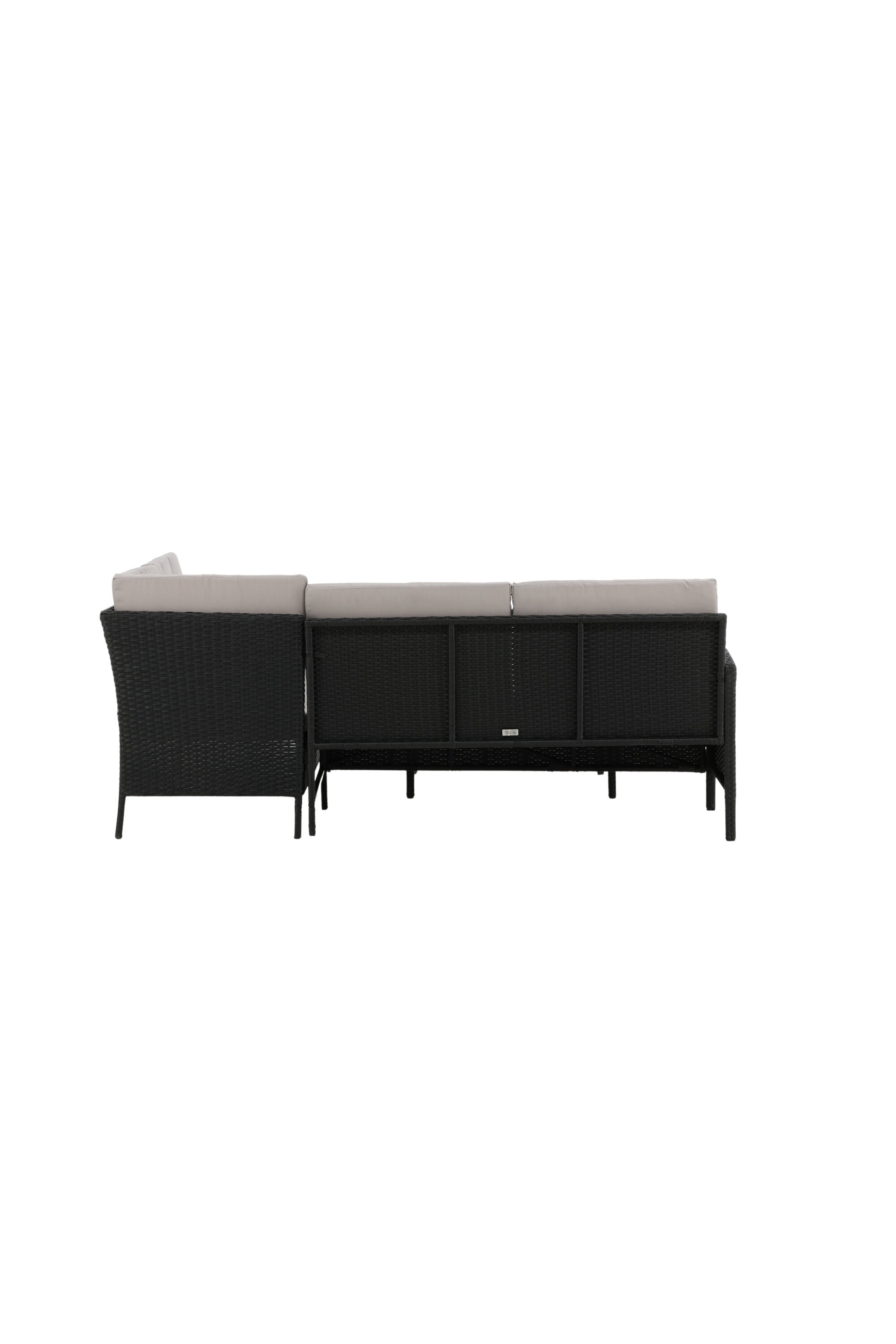 Knock Ecksofa Outdoorset 110cm in Schwarz / Grau präsentiert im Onlineshop von KAQTU Design AG. Loungeset ist von Venture Home