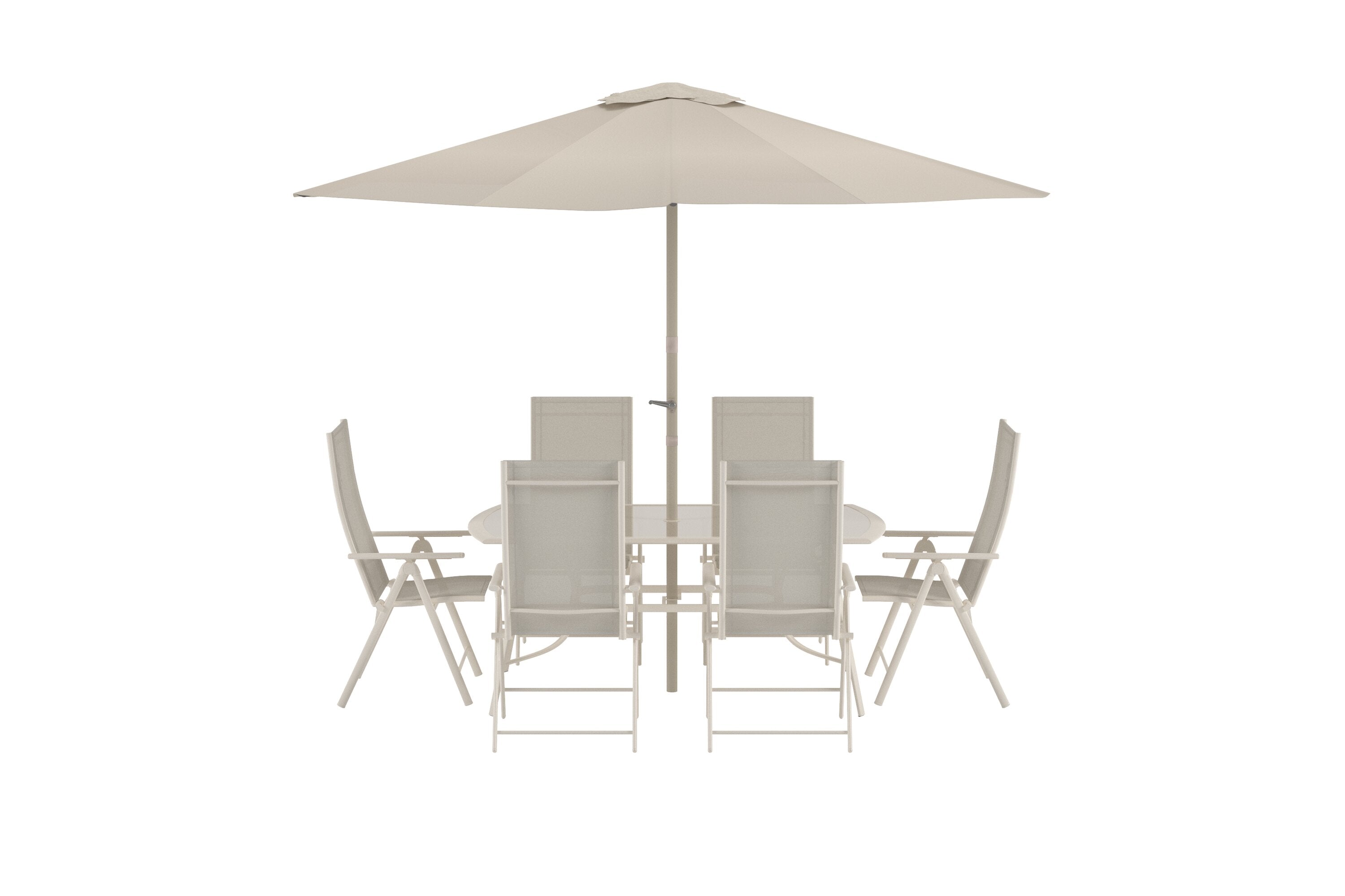 Brekki Gartentischset in Beige präsentiert im Onlineshop von KAQTU Design AG. Gartentischset ist von Venture Home