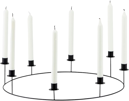 Kerzenständer, Ring - KAQTU Design