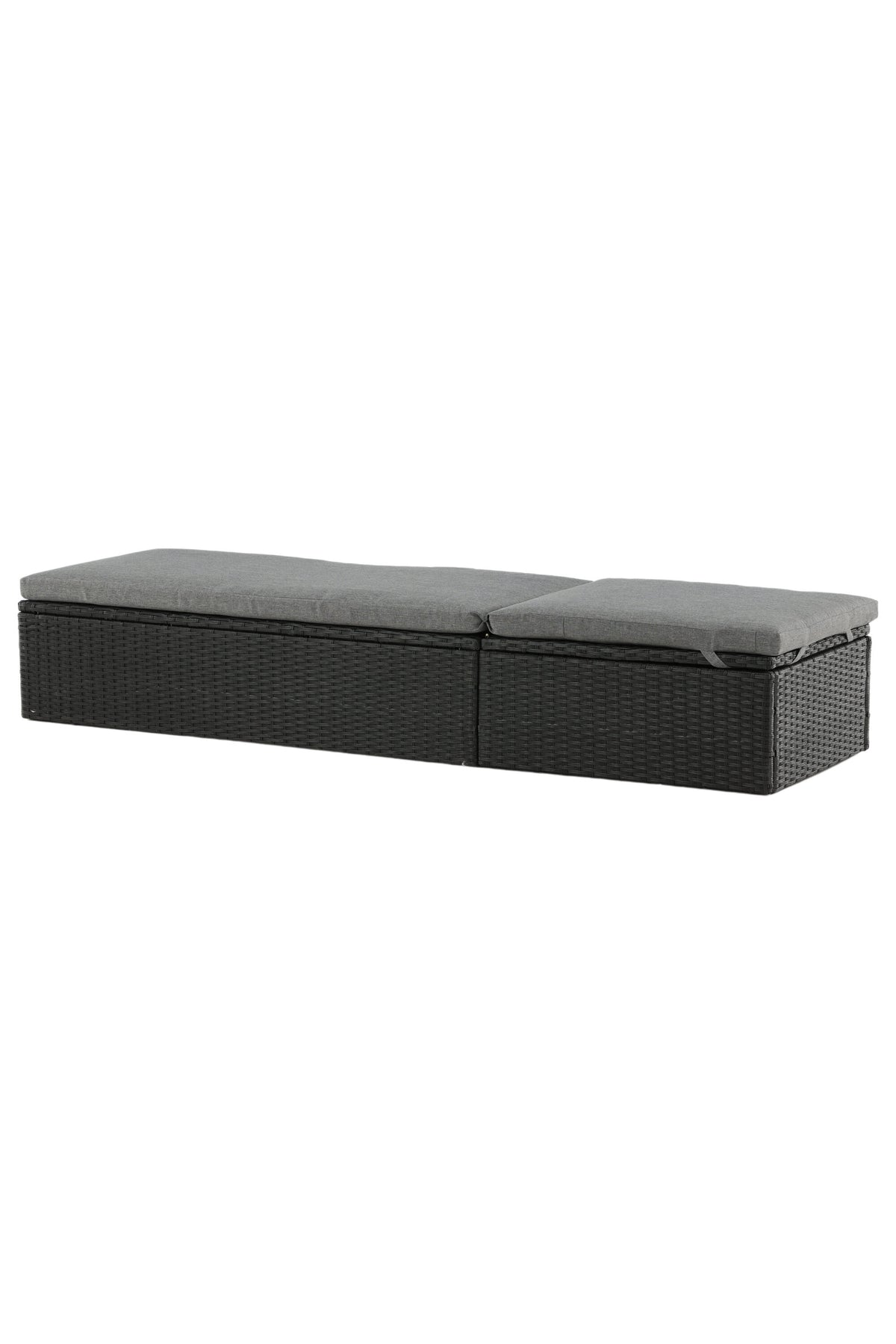 Quad Sonnenlounge in Schwarz präsentiert im Onlineshop von KAQTU Design AG. Liegestuhl ist von Venture Home