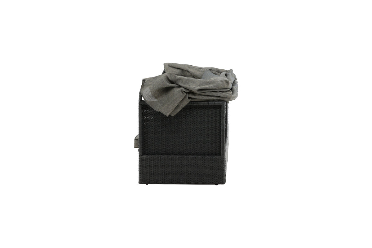 Nopy Sun Lounge in Schwarz präsentiert im Onlineshop von KAQTU Design AG. Loungeset ist von Venture Home
