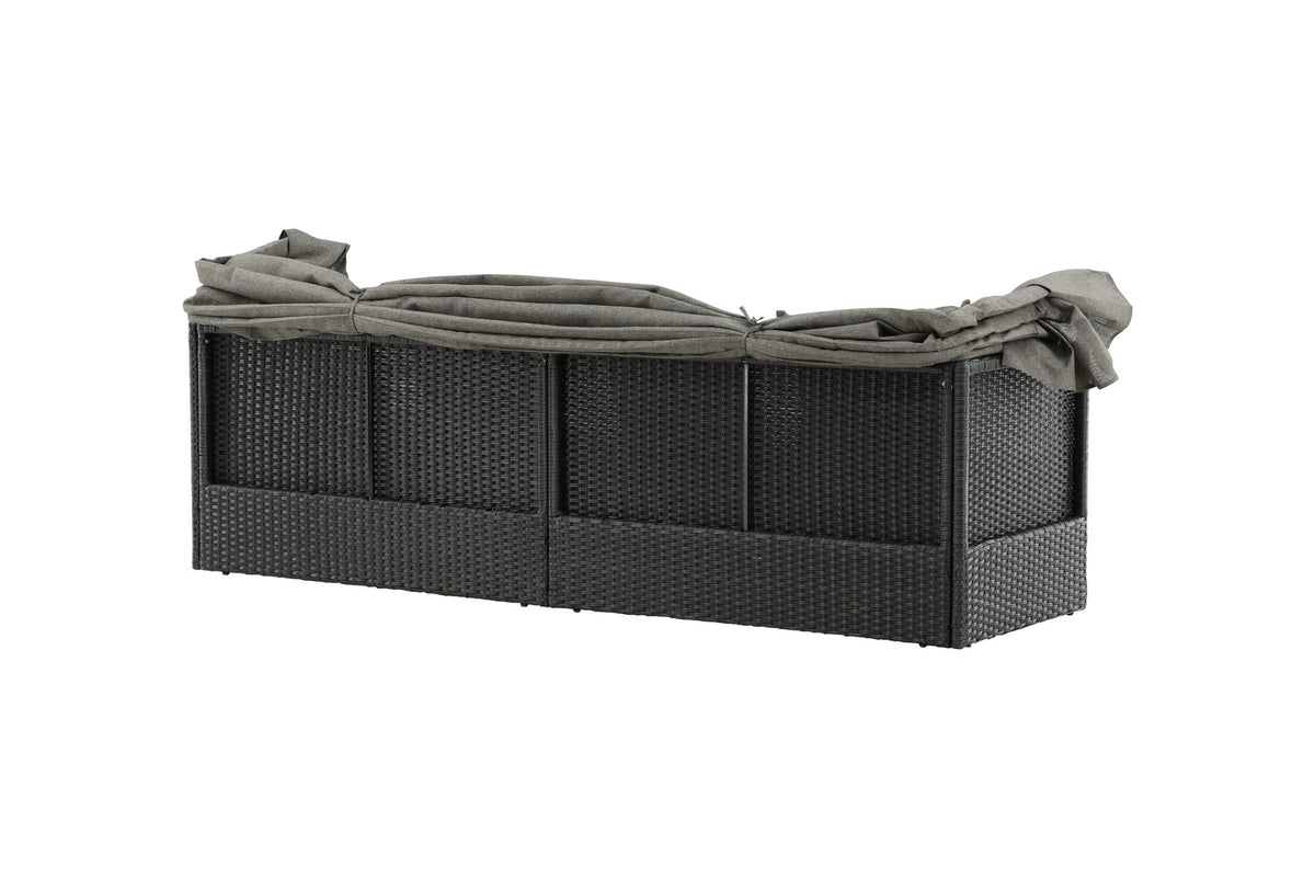 Nopy Sun Lounge in Schwarz präsentiert im Onlineshop von KAQTU Design AG. Loungeset ist von Venture Home