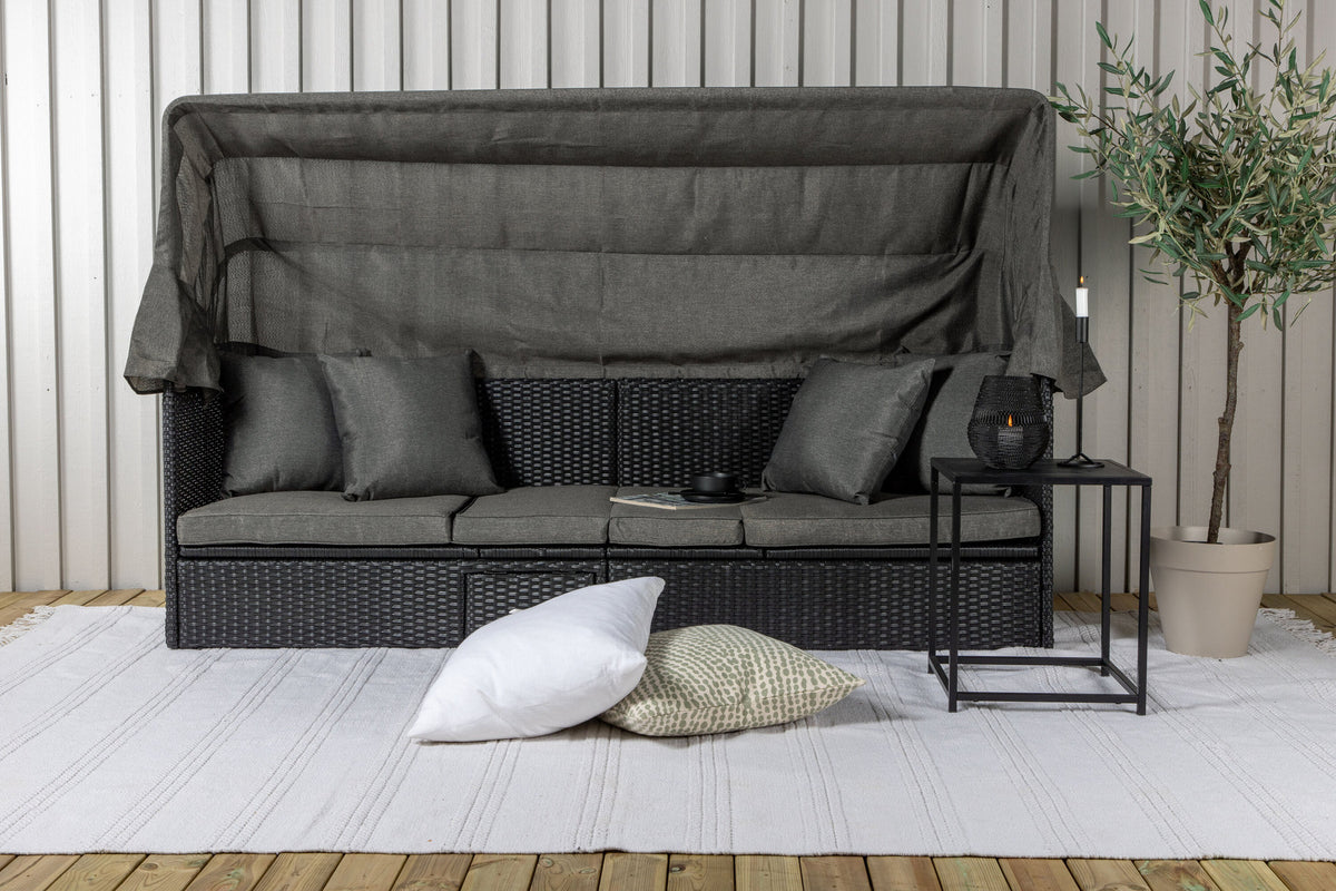 Nopy Sun Lounge in Schwarz präsentiert im Onlineshop von KAQTU Design AG. Loungeset ist von Venture Home