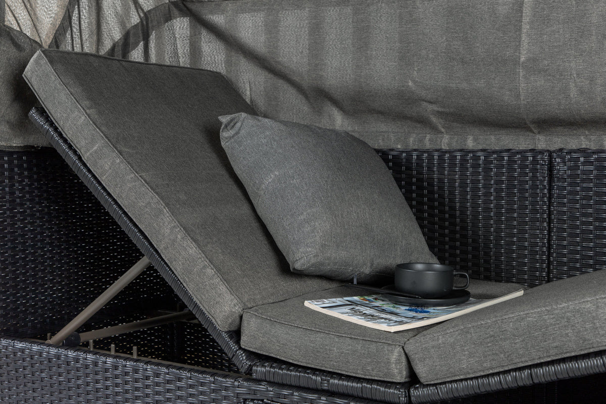 Nopy Sun Lounge in Schwarz präsentiert im Onlineshop von KAQTU Design AG. Loungeset ist von Venture Home