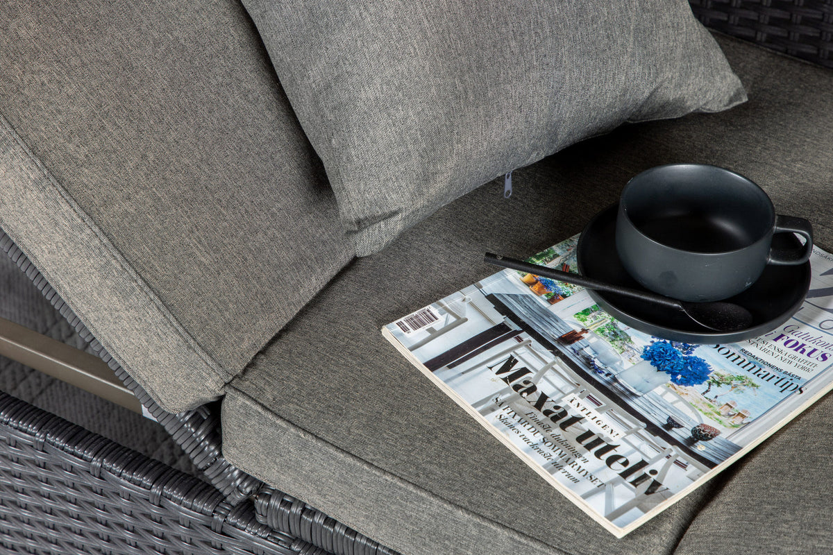 Nopy Sun Lounge in Schwarz präsentiert im Onlineshop von KAQTU Design AG. Loungeset ist von Venture Home
