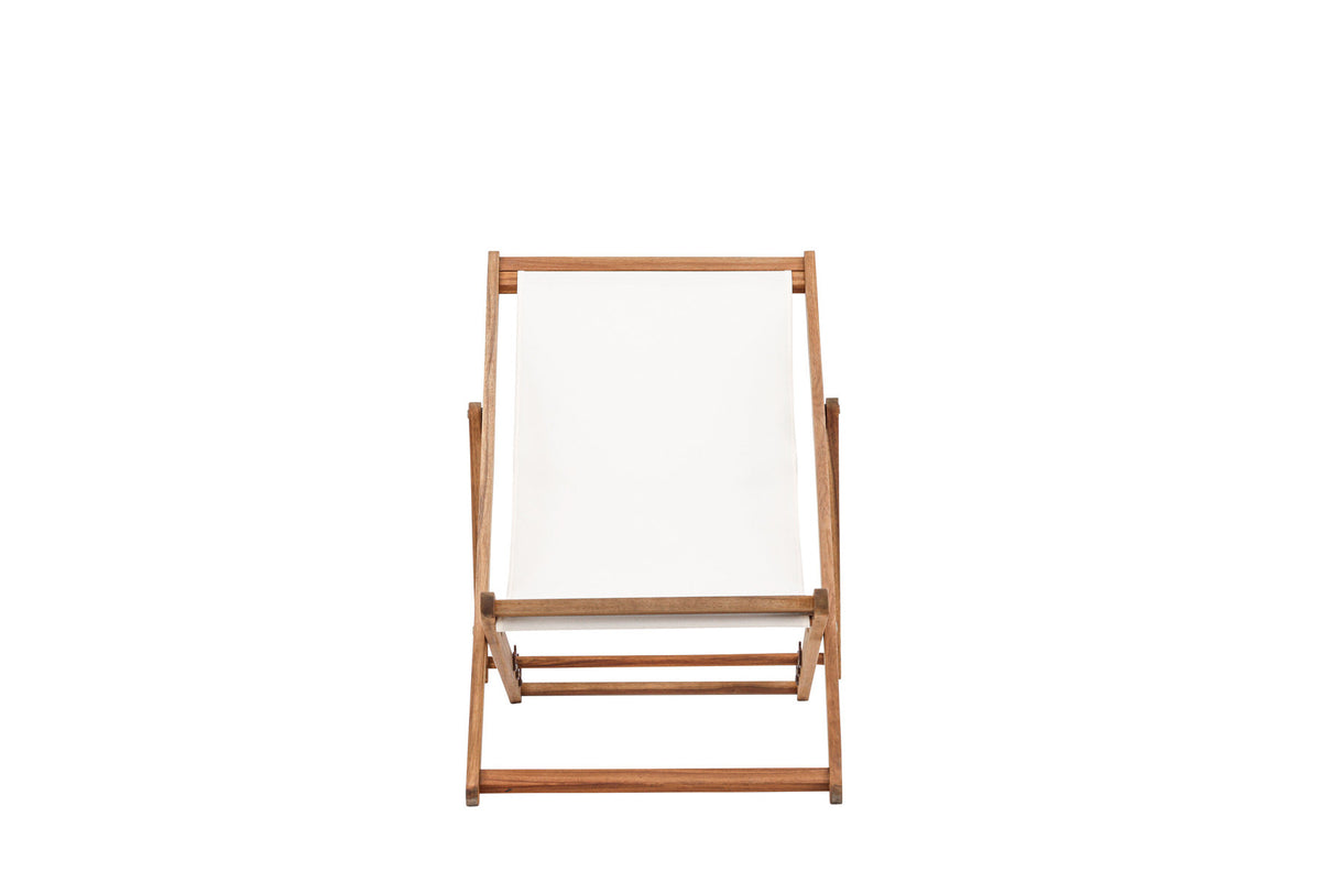 Peachy Sonnenliege in Beige/ Natur präsentiert im Onlineshop von KAQTU Design AG. Liegestuhl ist von Venture Home