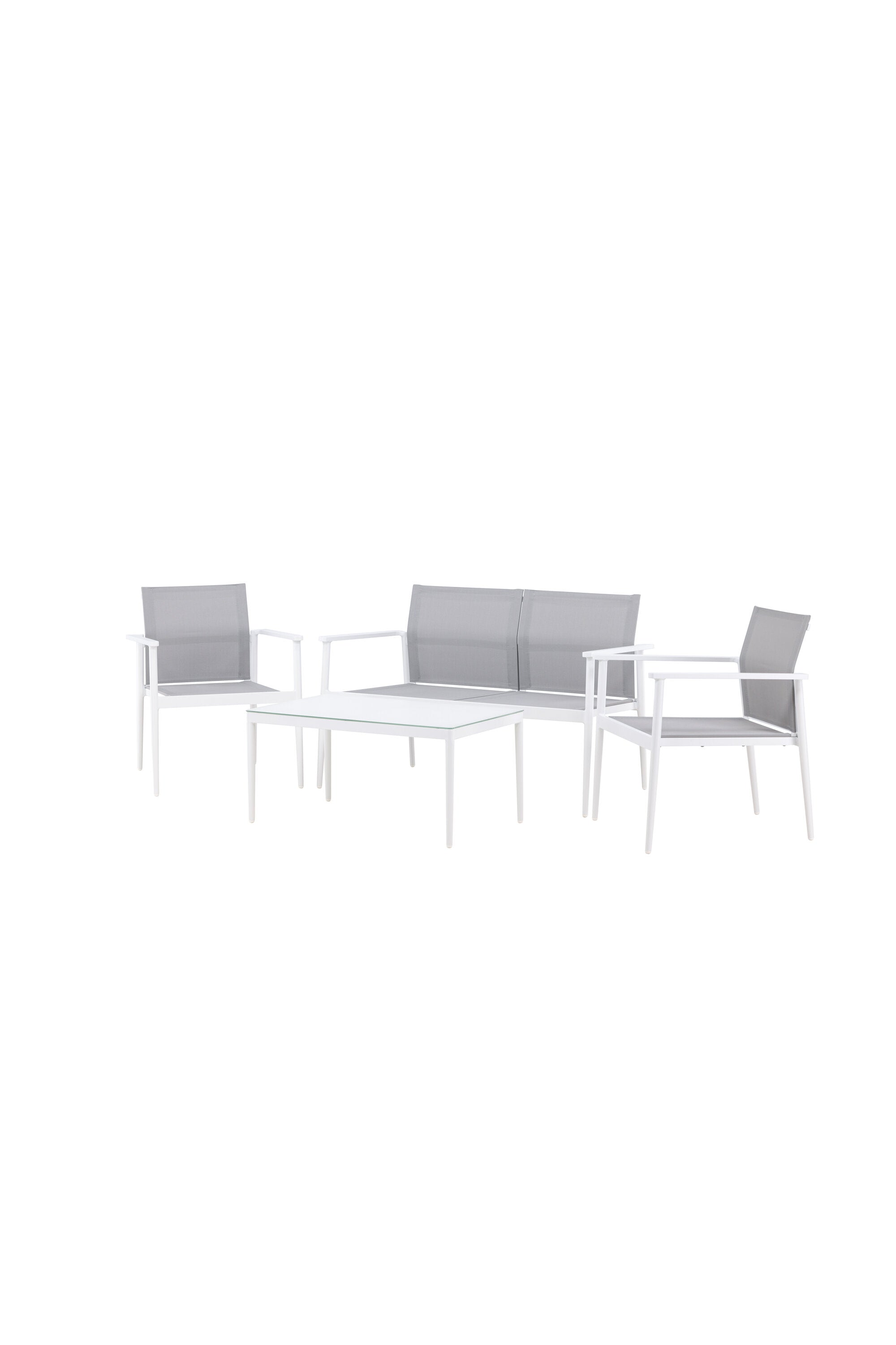 Break Sofa Outdoorset 90cm in Weiß präsentiert im Onlineshop von KAQTU Design AG. Loungeset ist von Venture Home