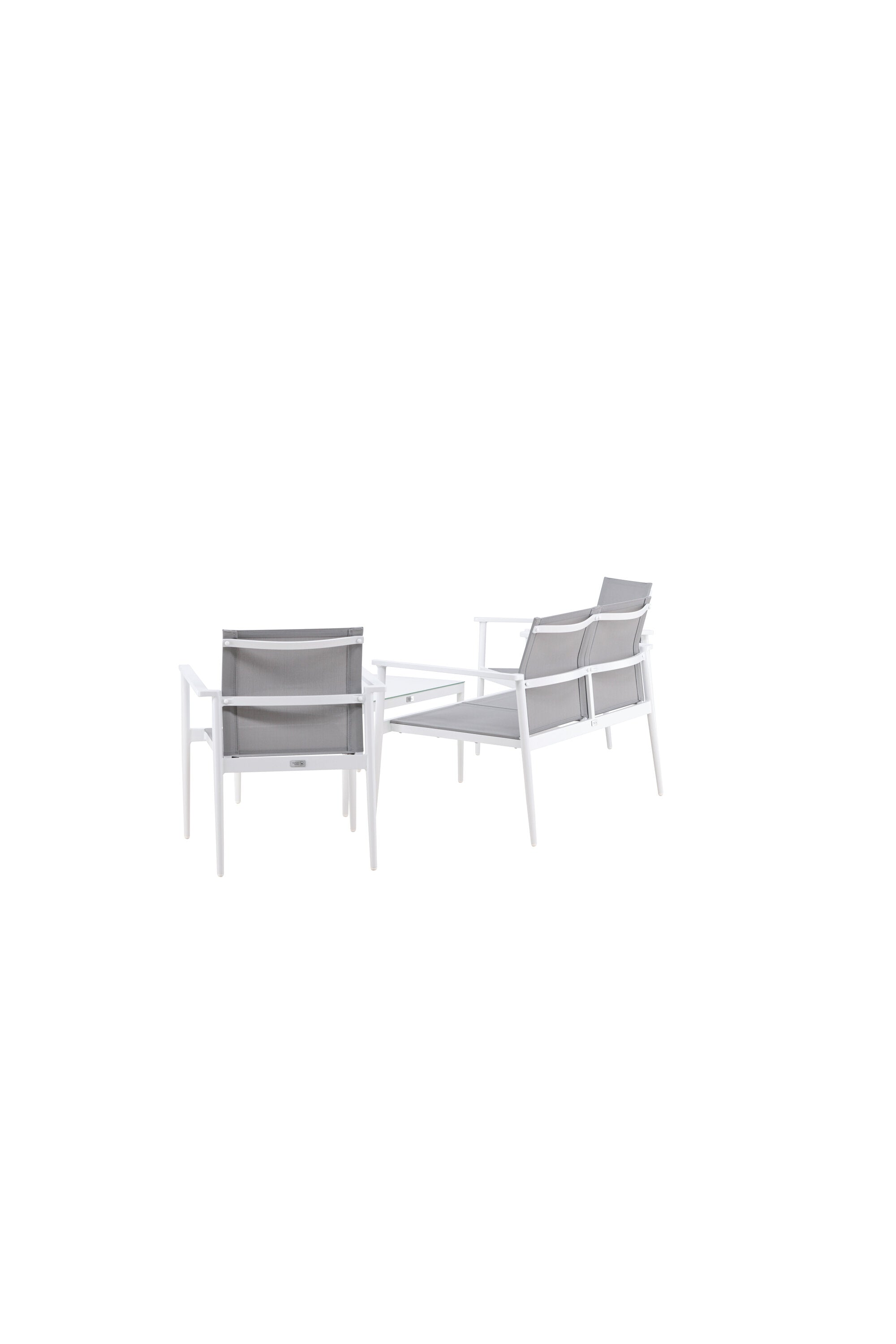 Break Sofa Outdoorset 90cm in Weiß präsentiert im Onlineshop von KAQTU Design AG. Loungeset ist von Venture Home
