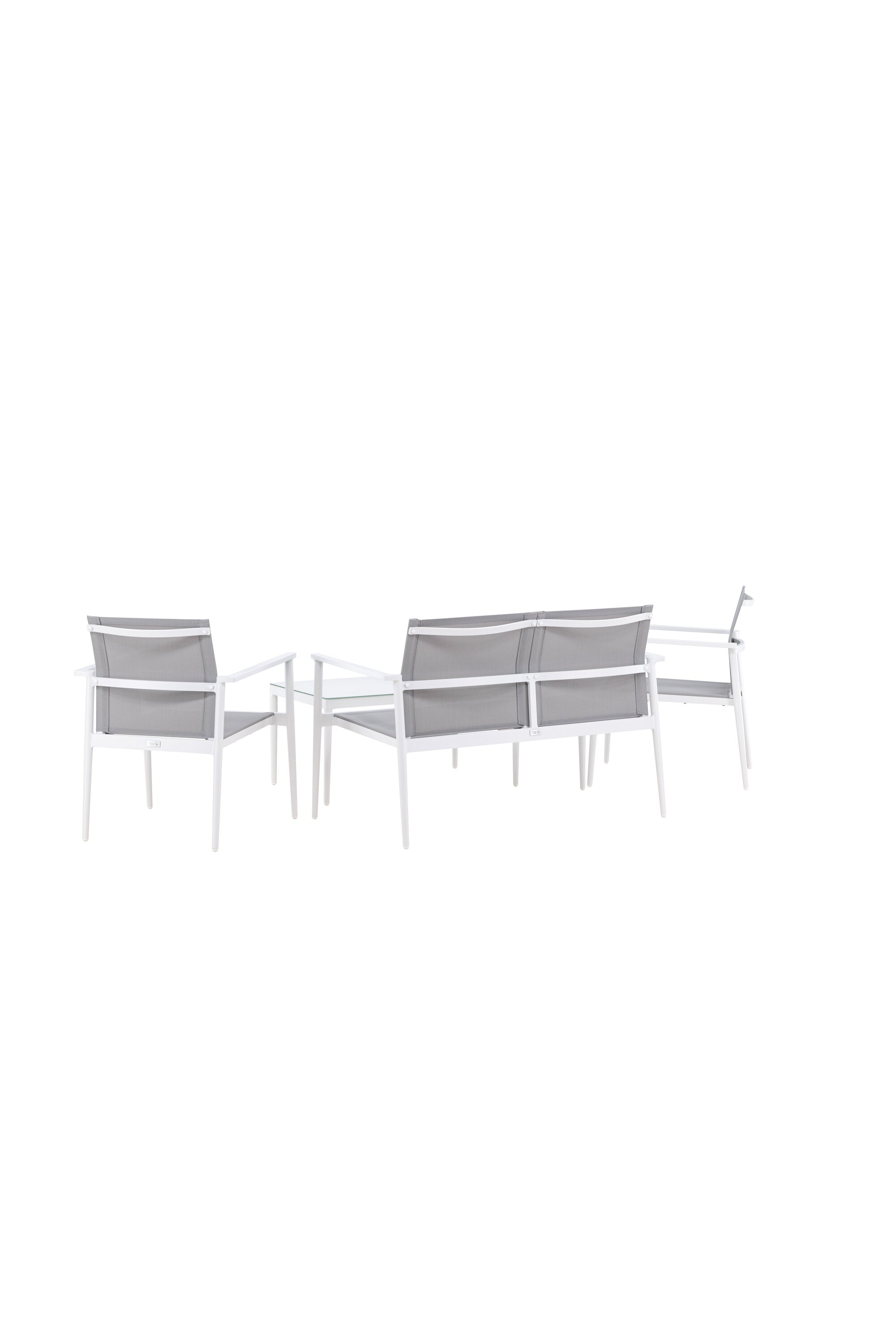 Break Sofa Outdoorset 90cm in Weiß präsentiert im Onlineshop von KAQTU Design AG. Loungeset ist von Venture Home