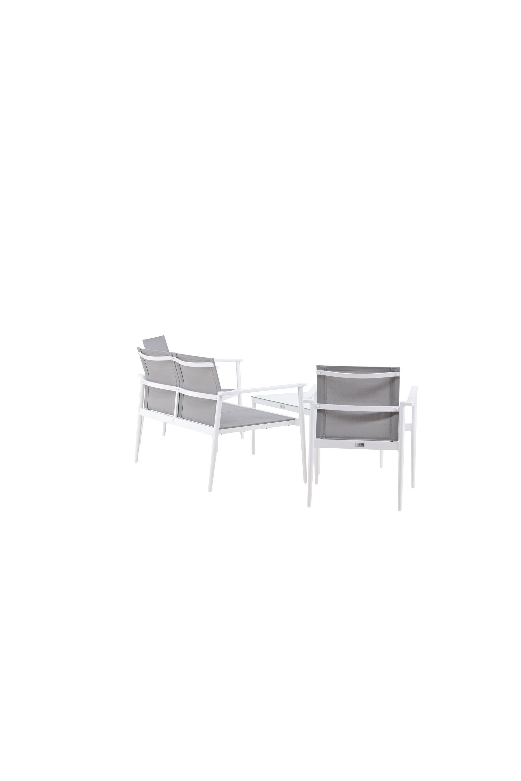 Break Sofa Outdoorset 90cm in Weiß präsentiert im Onlineshop von KAQTU Design AG. Loungeset ist von Venture Home