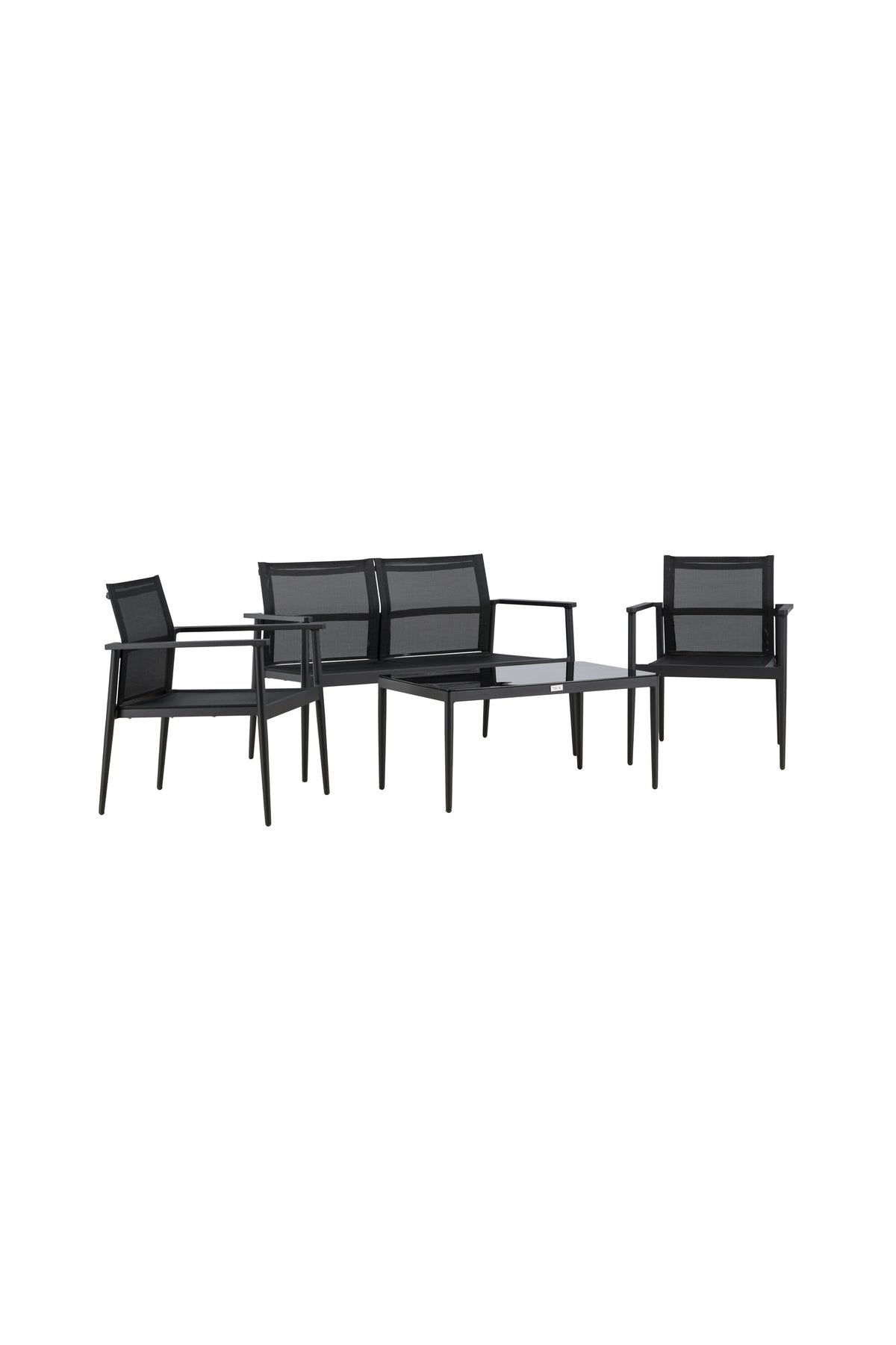 Break Sofa Outdoorset 90cm in Schwarz präsentiert im Onlineshop von KAQTU Design AG. Loungeset ist von Venture Home