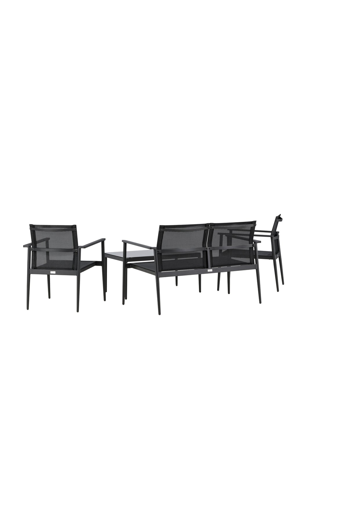 Break Sofa Outdoorset 90cm in Schwarz präsentiert im Onlineshop von KAQTU Design AG. Loungeset ist von Venture Home