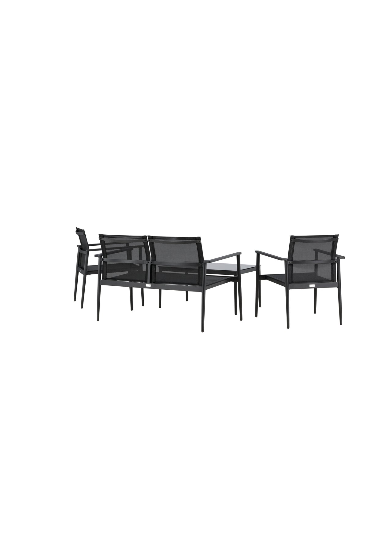 Break Sofa Outdoorset 90cm in Schwarz präsentiert im Onlineshop von KAQTU Design AG. Loungeset ist von Venture Home