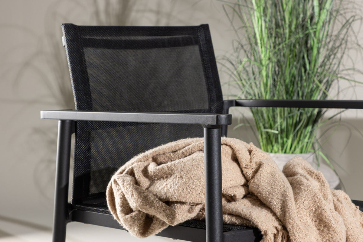 Break Sofa Outdoorset 90cm in Schwarz präsentiert im Onlineshop von KAQTU Design AG. Loungeset ist von Venture Home