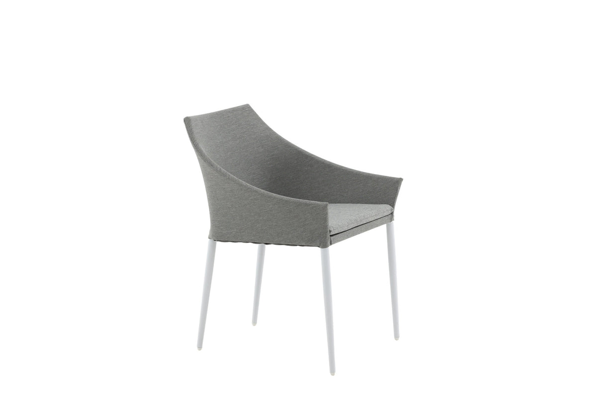Spoga Stuhl in Weiss/Grau präsentiert im Onlineshop von KAQTU Design AG. Gartenstuhl ist von Venture Home