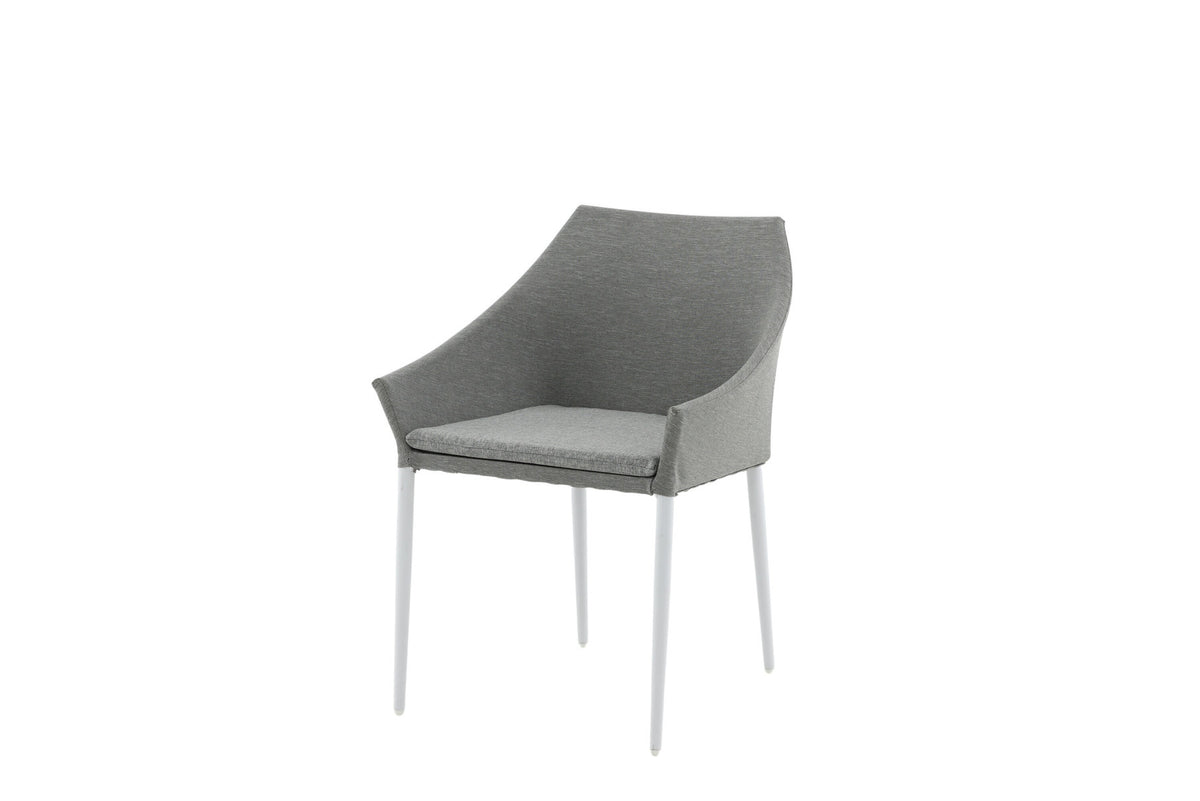 Spoga Stuhl in Weiss/Grau präsentiert im Onlineshop von KAQTU Design AG. Gartenstuhl ist von Venture Home