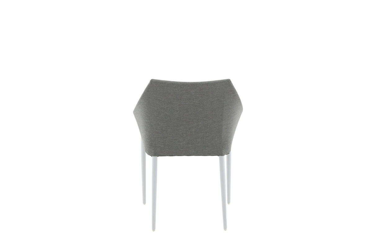 Spoga Stuhl in Weiss/Grau präsentiert im Onlineshop von KAQTU Design AG. Gartenstuhl ist von Venture Home