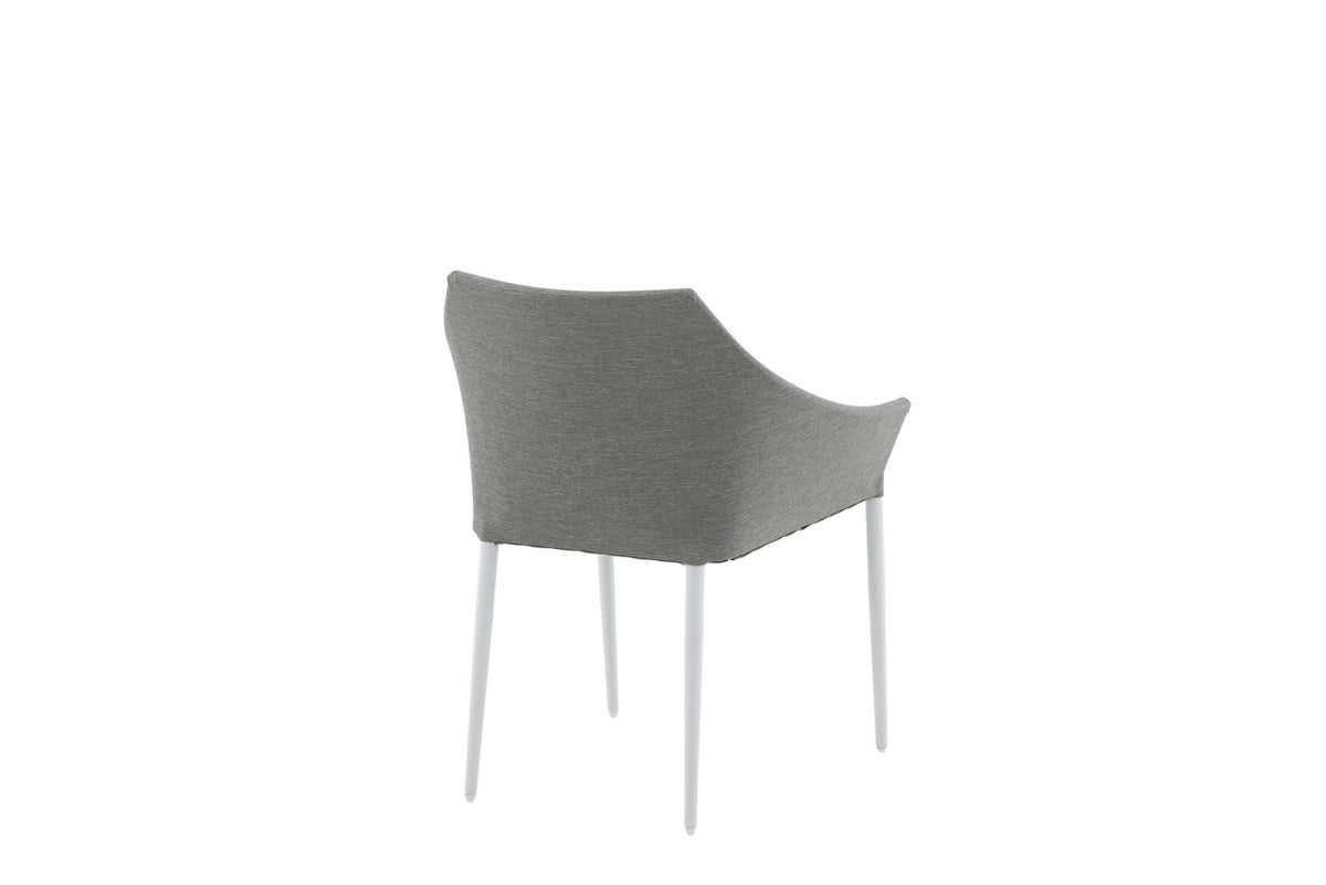 Spoga Stuhl in Weiss/Grau präsentiert im Onlineshop von KAQTU Design AG. Gartenstuhl ist von Venture Home