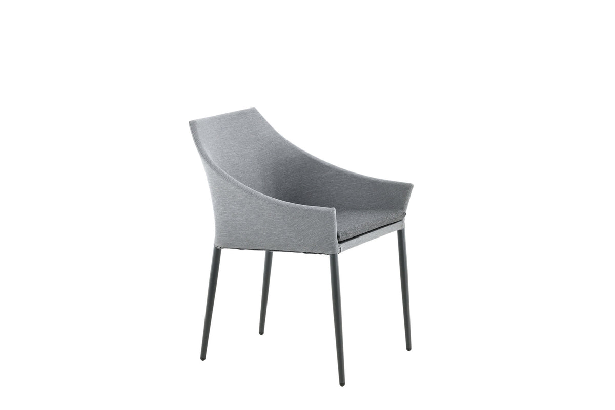 Spoga Stuhl in Schwarz/Grau präsentiert im Onlineshop von KAQTU Design AG. Gartenstuhl ist von Venture Home