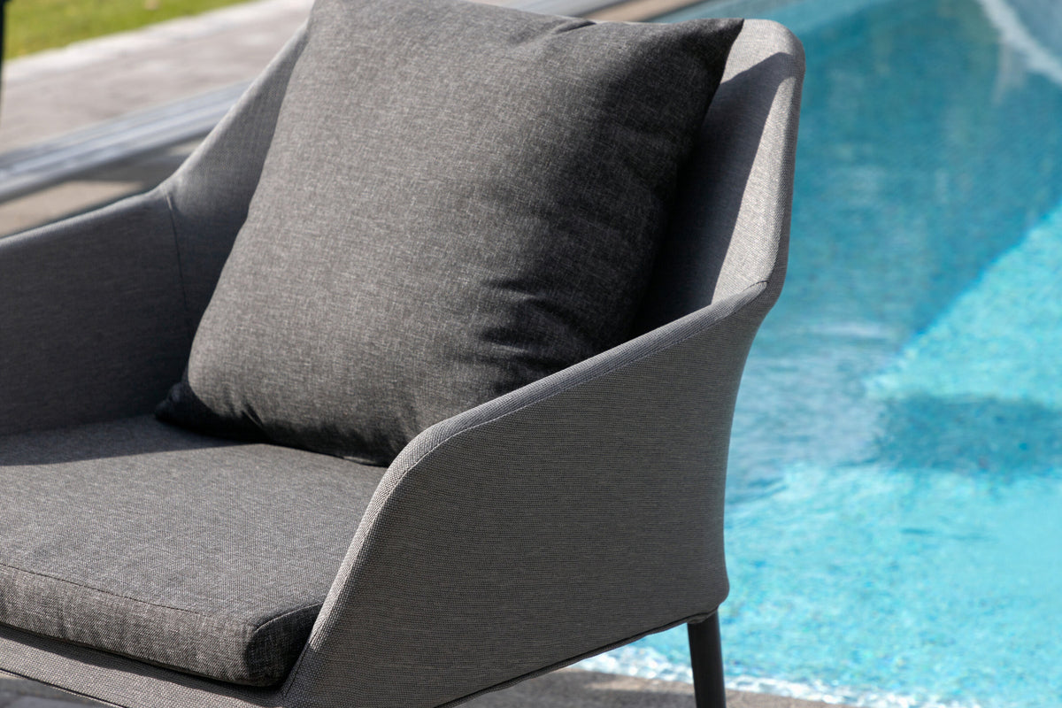 Spoga Sofagarnitur in Schwarz/Grau präsentiert im Onlineshop von KAQTU Design AG. Loungeset ist von Venture Home