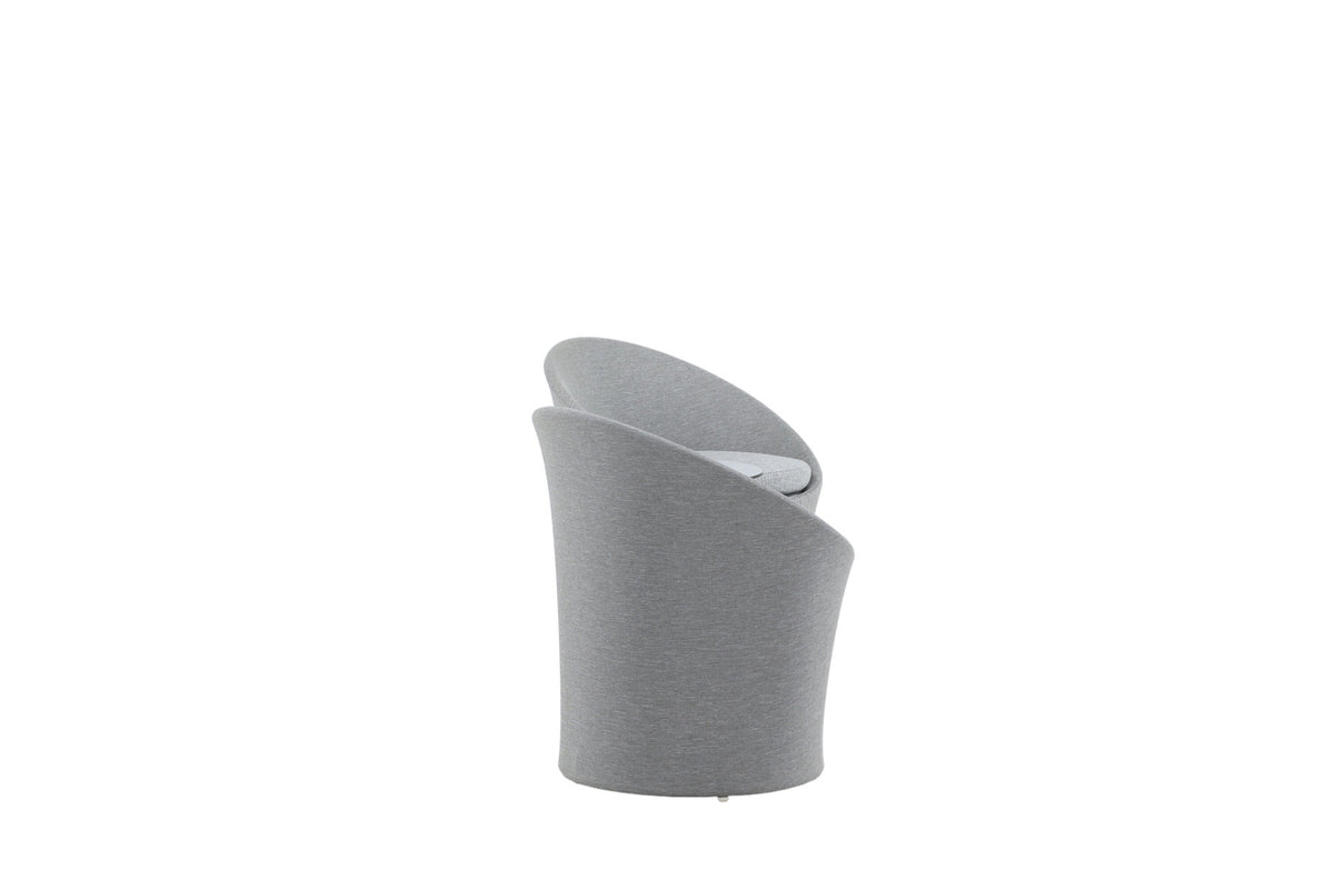 Spoga Lounge Outdoorset ⌀40cm in Weiss/Grau präsentiert im Onlineshop von KAQTU Design AG. Loungeset ist von Venture Home