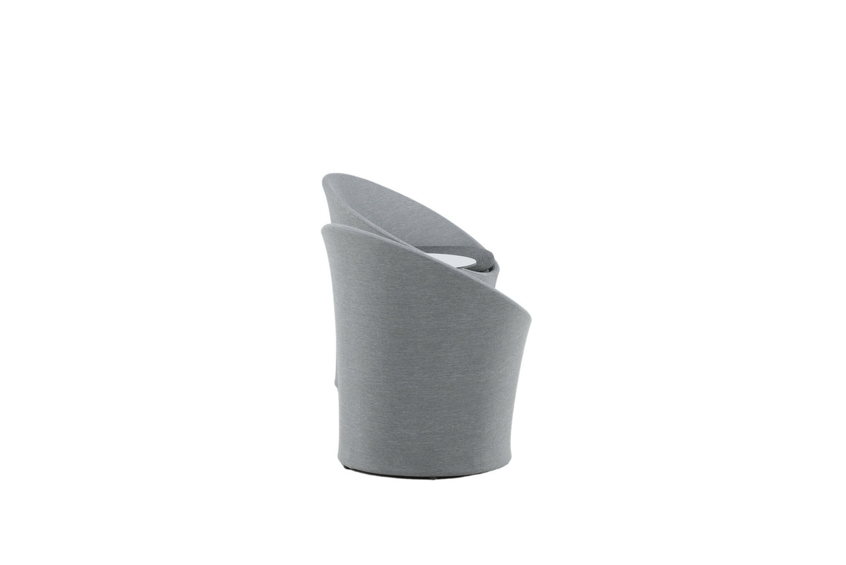 Spoga Lounge Outdoorset ⌀40cm in Schwarz/Grau präsentiert im Onlineshop von KAQTU Design AG. Loungeset ist von Venture Home