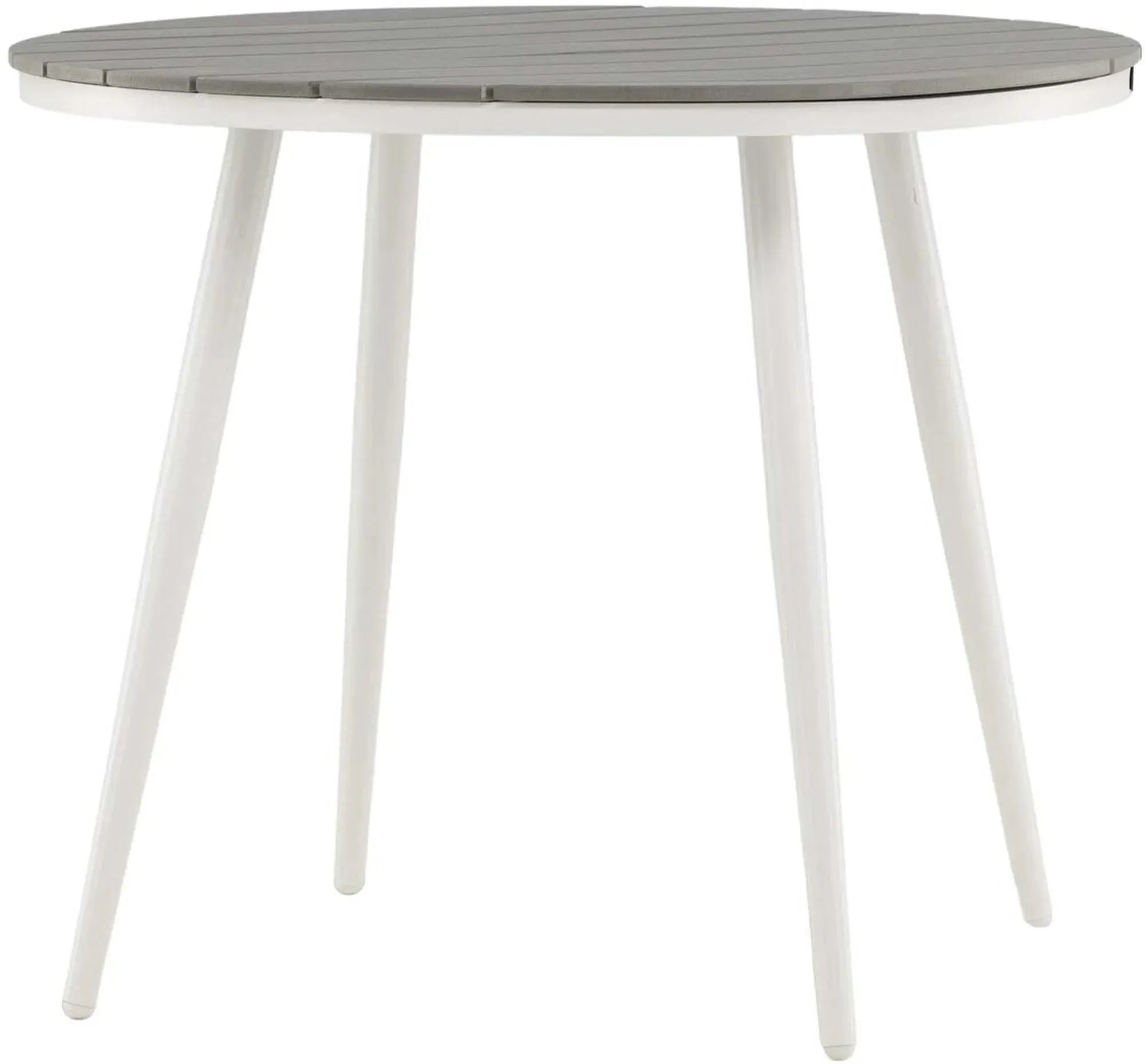 Runder Gartentisch von Venture Home, ideal für den Außenbereich, robust, wetterbeständig und ein eleganter Blickfang für Ihren Garten.