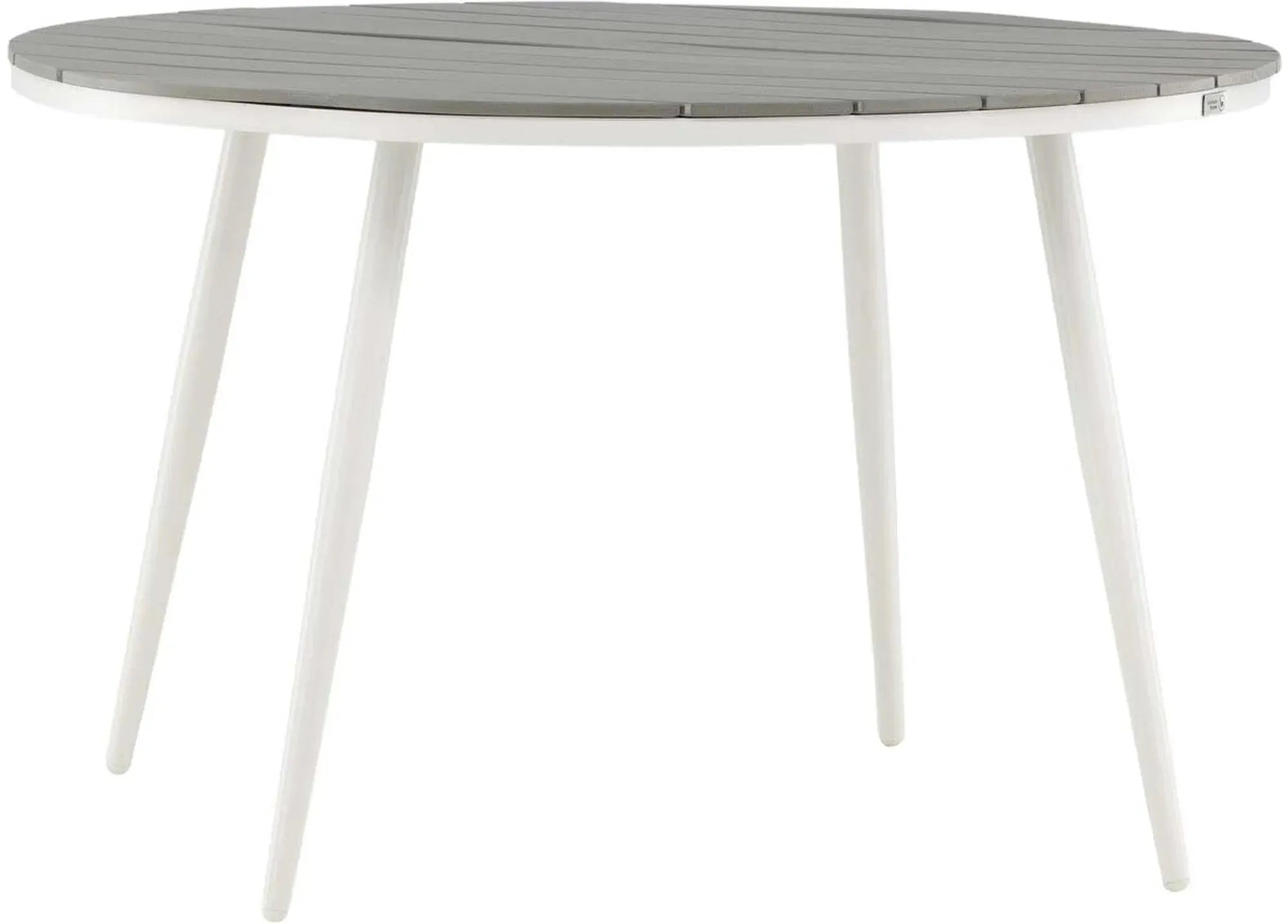 Runder Gartentisch von Venture Home, ideal für den Garten, robust, modernes Design, wetterfest und vielseitig einsetzbar.