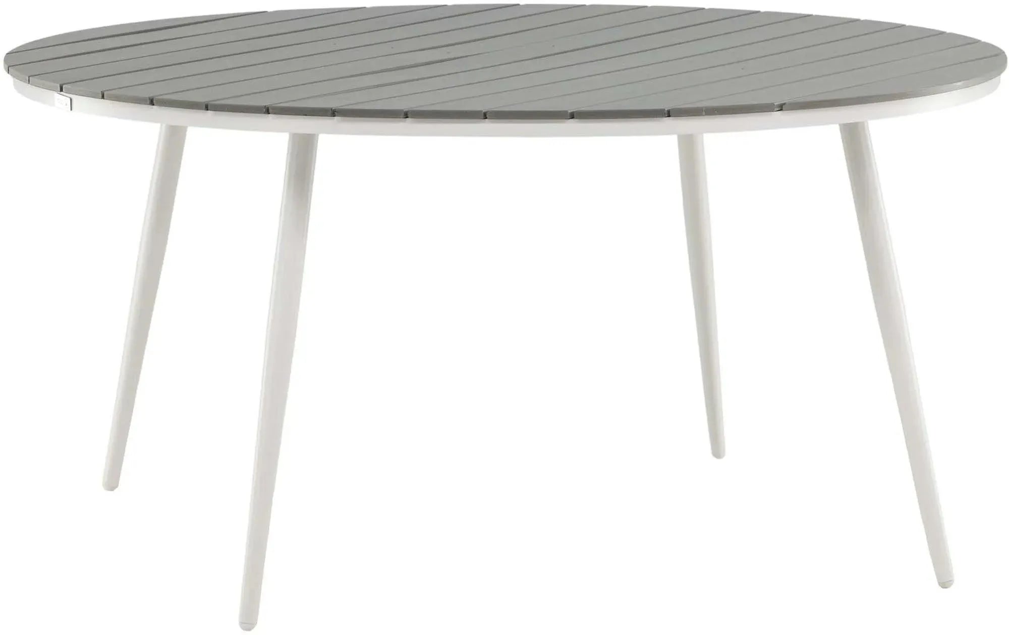 Runder Gartentisch von Venture Home, perfekt für den Garten, langlebig, stilvoll und wetterfest für den Außenbereich.