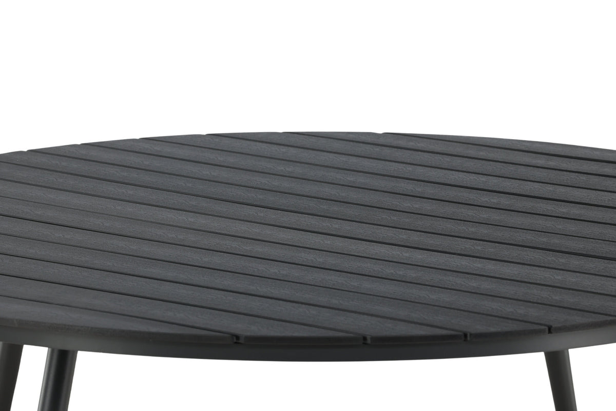 Break Gartentisch rund in Schwarz präsentiert im Onlineshop von KAQTU Design AG. Gartentisch ist von Venture Home
