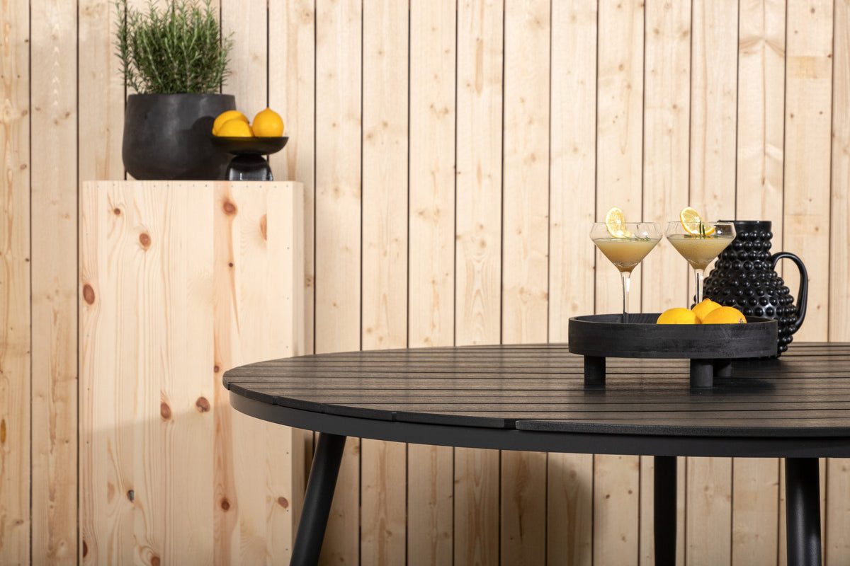 Break Gartentisch rund in Schwarz präsentiert im Onlineshop von KAQTU Design AG. Gartentisch ist von Venture Home