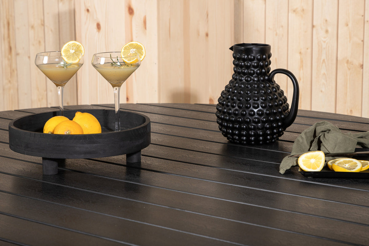 Break Gartentisch rund in Schwarz präsentiert im Onlineshop von KAQTU Design AG. Gartentisch ist von Venture Home