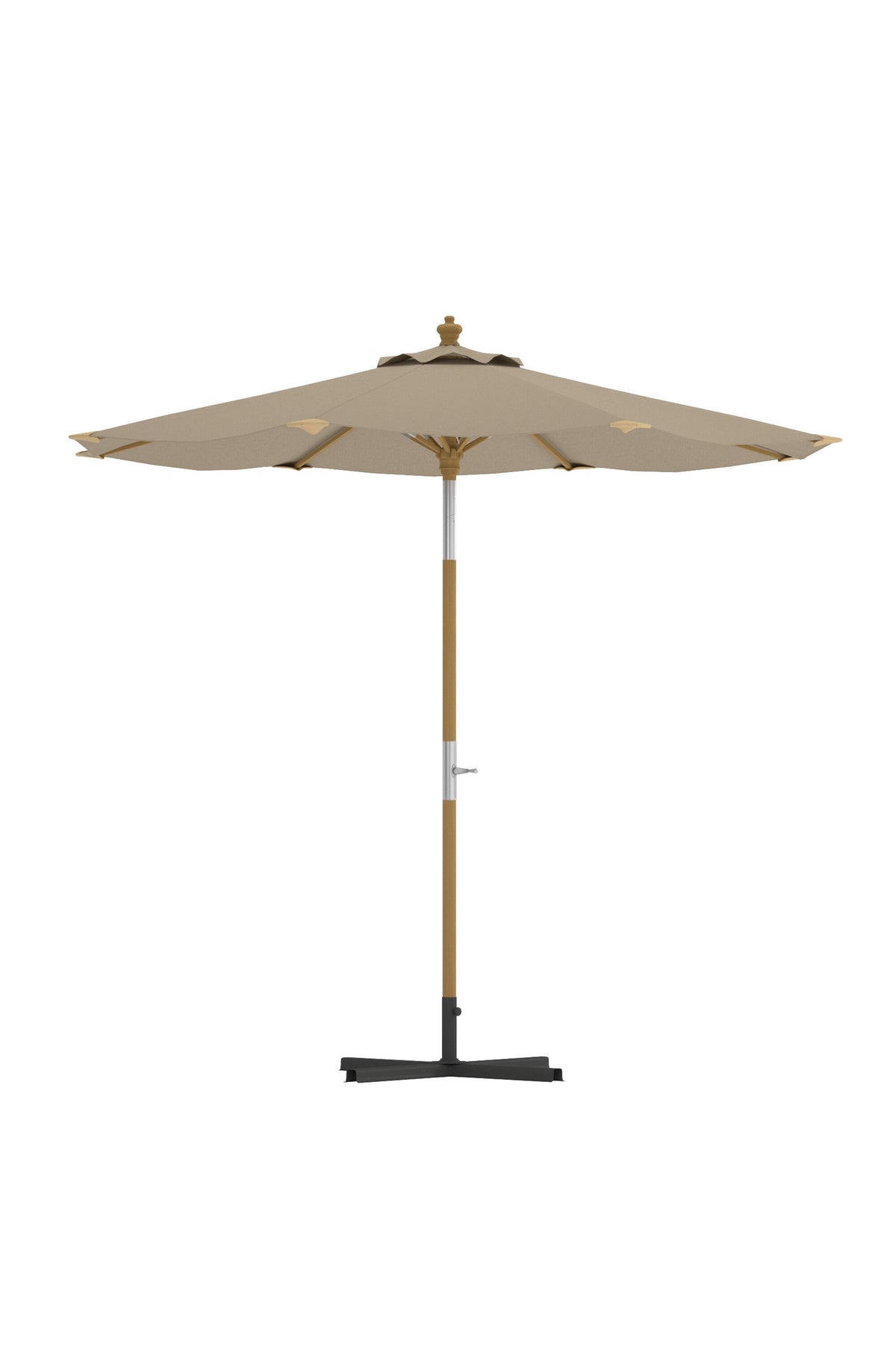 Cerox Regenschirm in Beige präsentiert im Onlineshop von KAQTU Design AG. Sonnenschirm ist von Venture Home