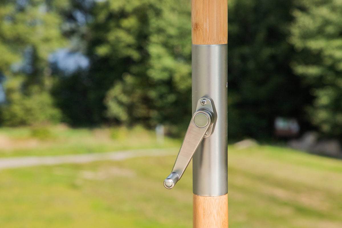 Cerox Sonnenschirm in Schwarz präsentiert im Onlineshop von KAQTU Design AG. Sonnenschirm ist von Venture Home