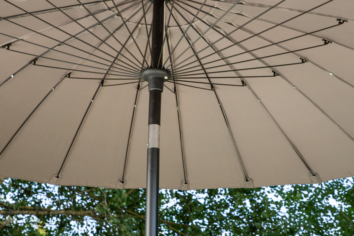 Palmetto Sonnenschirm in Grau präsentiert im Onlineshop von KAQTU Design AG. Sonnenschirm ist von Venture Home