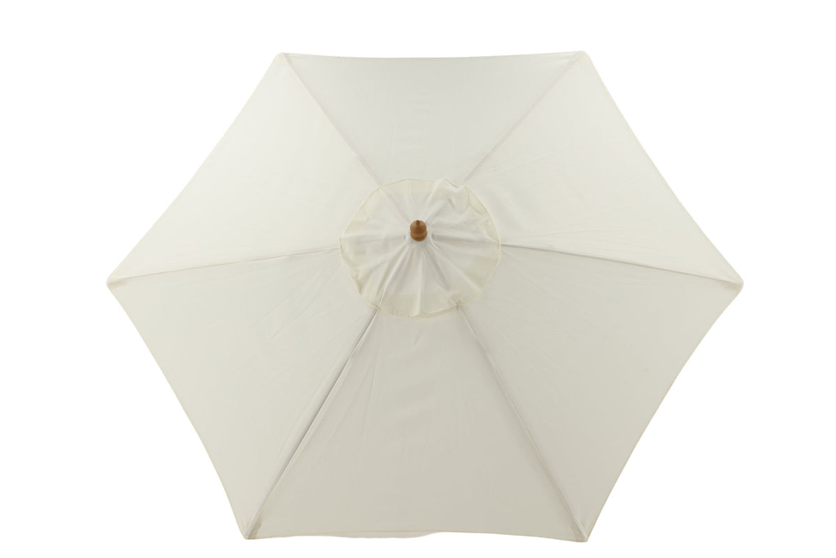 Corypho Sonnenschirm in Weiss präsentiert im Onlineshop von KAQTU Design AG. Sonnenschirm ist von Venture Home