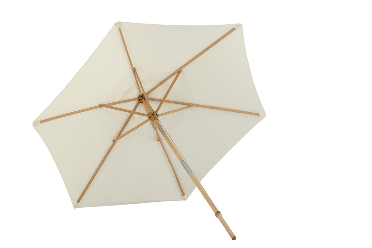 Corypho Sonnenschirm in Weiss präsentiert im Onlineshop von KAQTU Design AG. Sonnenschirm ist von Venture Home