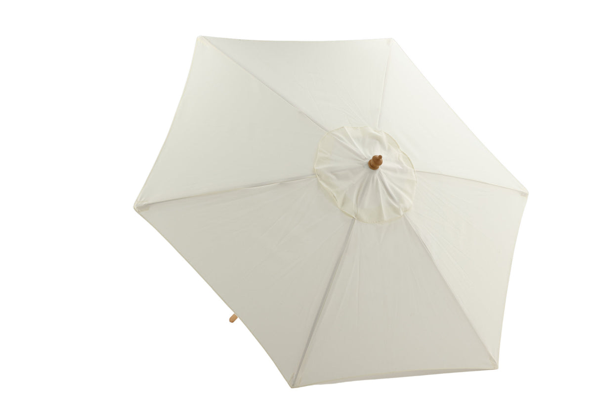 Corypho Sonnenschirm in Weiss präsentiert im Onlineshop von KAQTU Design AG. Sonnenschirm ist von Venture Home