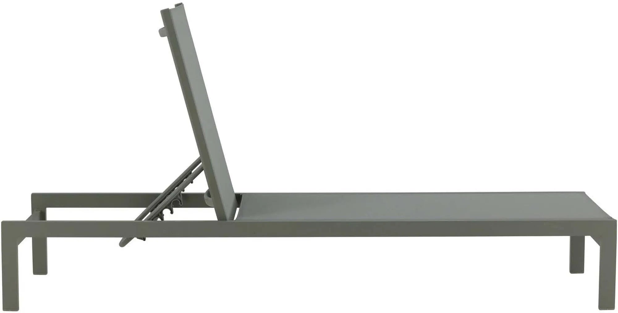 Elegante Sonnenliege aus Aluminium, wetterfest, ergonomisch, ideal für Garten und Terrasse. Stilvoller Komfort für entspannte Stunden.