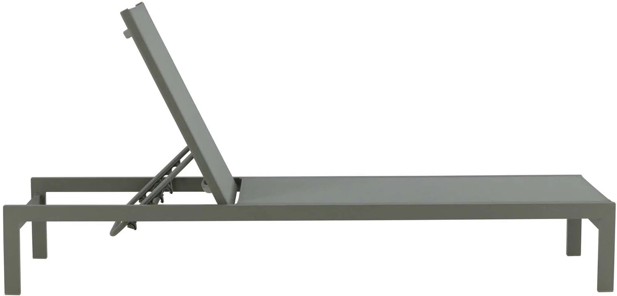 Elegante Sonnenliege aus Aluminium, wetterfest, ergonomisch, ideal für Garten und Terrasse. Stilvoller Komfort für entspannte Stunden.