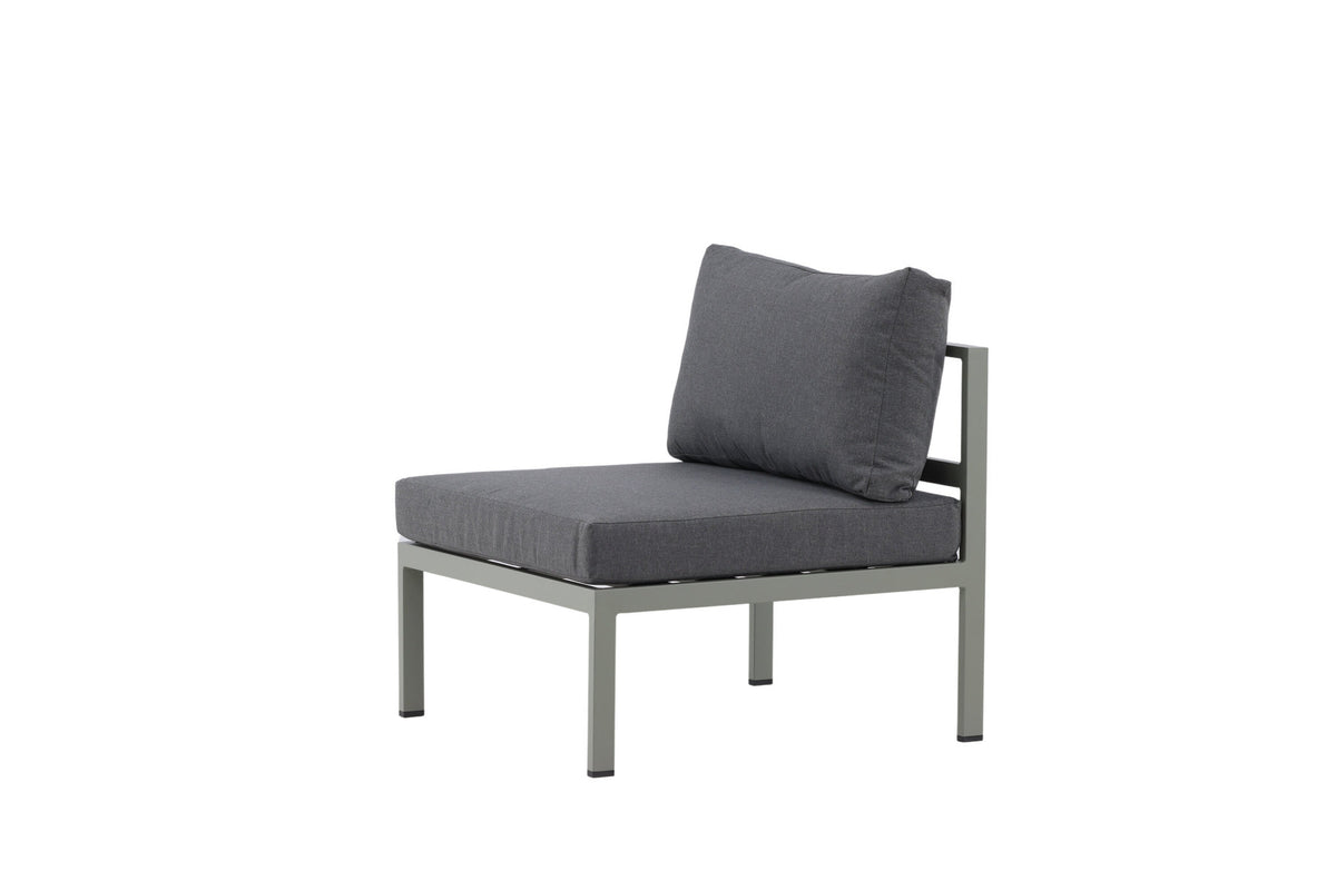 Copacabana Sofa Middle in Khaki / Grau präsentiert im Onlineshop von KAQTU Design AG. Lounge Sofa ist von Venture Home
