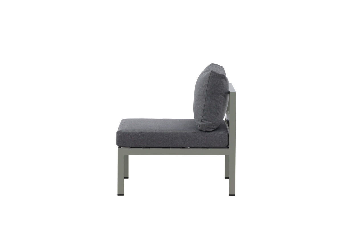 Copacabana Sofa Middle in Khaki / Grau präsentiert im Onlineshop von KAQTU Design AG. Lounge Sofa ist von Venture Home