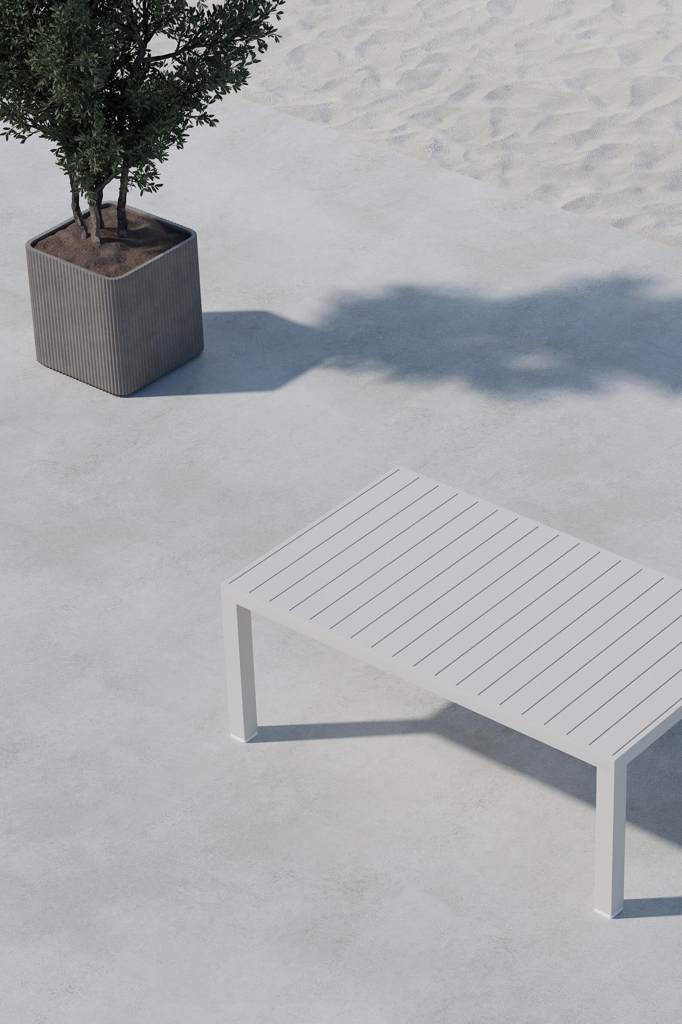 Copacabana Sofatisch in Beige präsentiert im Onlineshop von KAQTU Design AG. Beistelltisch Outdoor ist von Venture Home