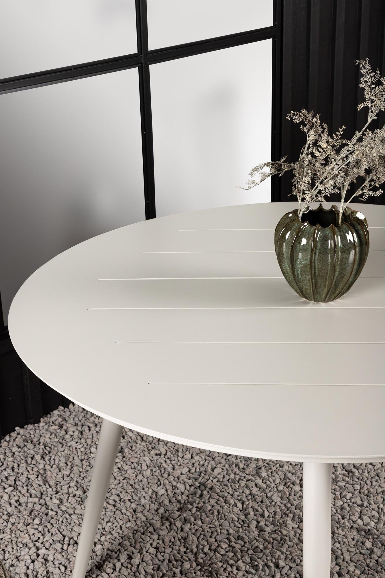 Gartentisch Lina rund in Beige präsentiert im Onlineshop von KAQTU Design AG. Gartentisch ist von Venture Home
